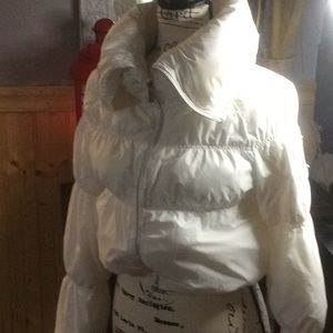 BeBe Sport white puffer jacket